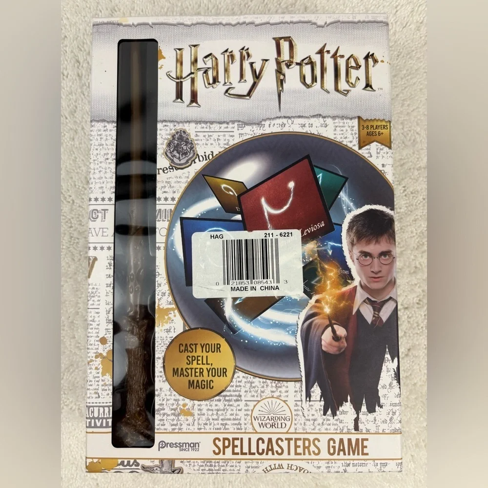 Harry Potter Spellcaster Game by Pressman-A Wand-Based Magic-Casting Game
